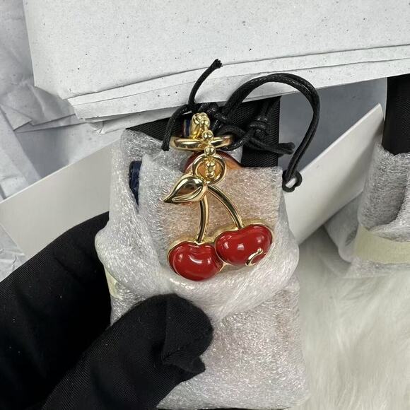 Coach Court Backpack In Signature Denim & Leather With Cherry Charm CZ77… - Picture 6 of 13